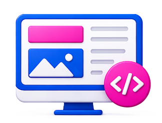 Custom Coded Development Icon